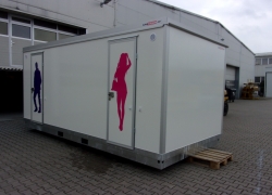 Mobile container 112 - toilets